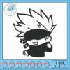 Gojo funny embroidery, jujutsu kaisen satoru gojo​​ embroidery