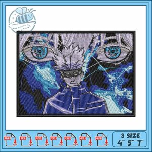 Gojo jujutsu eye embroidery Gojo jujutsu eye embroidery