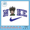 Goku Nike Swoosh Embroidery Design