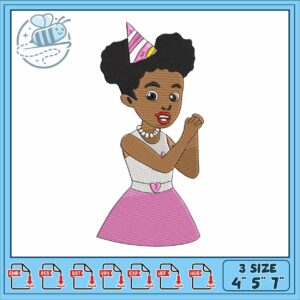 Gracier cartoon embroidery