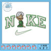 Grinch Christmas Nike Embroidery Design Files