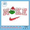 Grinch Christmas Nike Embroidery Design