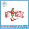 Grinch Inspired Embroidery Design for Reading Lovers