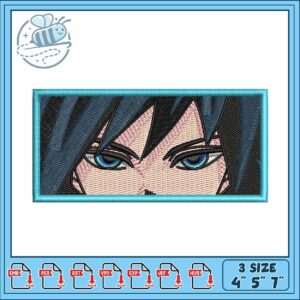 Gyuu anime art design embroidery