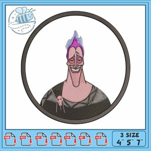 Hades cartoon embroidery