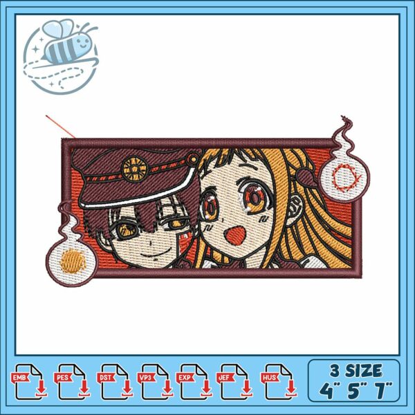 Hanako yashiro art design embroidery,hanako and yashiro​​ embroidery
