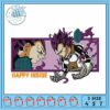 Golden Flame Anime Character Embroidery Design File