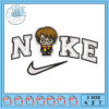 Heart Character Nike Embroidery Design for Crafts