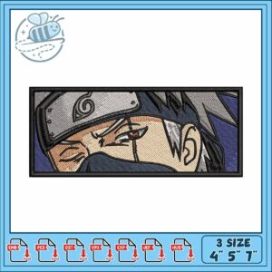 Hatake kakashi art design embroidery
