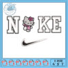 Hello Kitty Inspired Nike Embroidery Design File