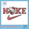 Hello Kitty Nike Embroidery Design