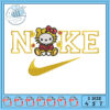 Hello Kitty Nike Embroidery Design 3 Sizes