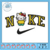 Hello Kitty Style Embroidery Design for Crafts