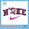 Hello Kitty Nike Inspired Embroidery Design File