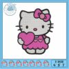 Hello kitcow embroidery, hello kitty stuff​​ ​embroidery
