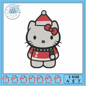 Hello kitty stand art embroidery