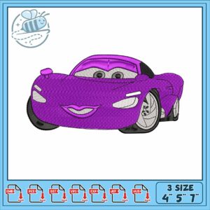 Holley shiftwell car embroidery, disney cars​ embroidery