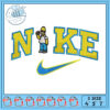 Highland Cow Nike Embroidery Design 3 Sizes