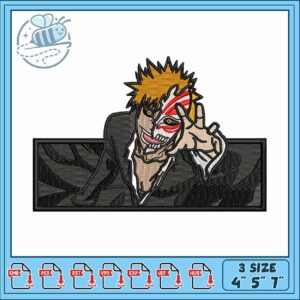 Ichigo box design art embroidery