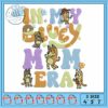 Chilli mom dog embroidery, chilli from bluey​​​ embroidery