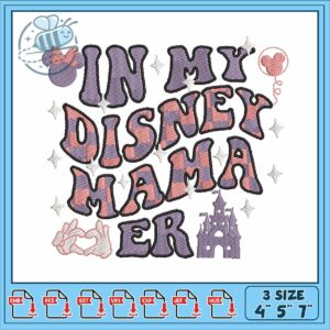 In my castle era embroidery, disney castles​​​ embroidery