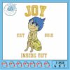 Inside out fear embroidery, fear inside out​ embroidery