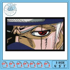 Intense Eye Embroidery Design for Unique Projects