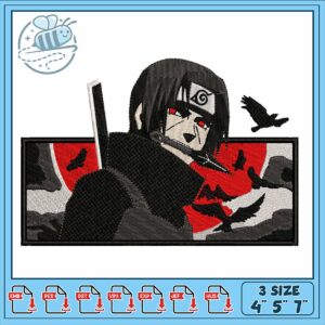 Intricate Ninja Character Embroidery Design Download