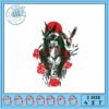 Intricate Red Eyed Embroidery Design Pattern Set