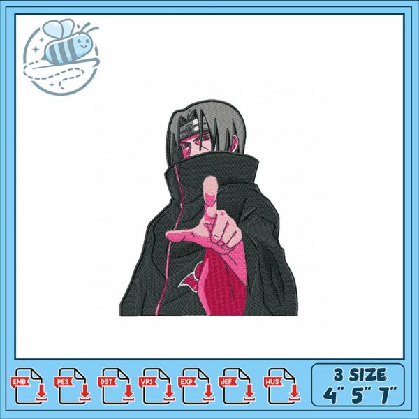 Intricately Designed Itachi Embroidery Pattern 3 Size
