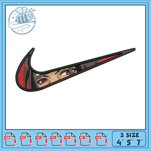 Itachi Nike Swoosh Embroidery Design