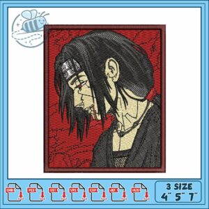 Itachi rectangle art design embroidery