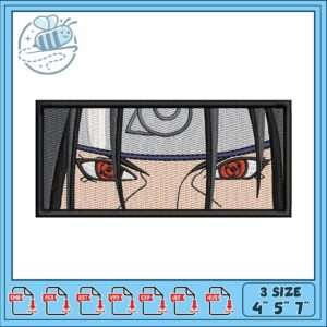 Itachi sharingan embroidery
