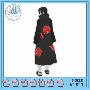Itachi uchiha shirt design embroidery