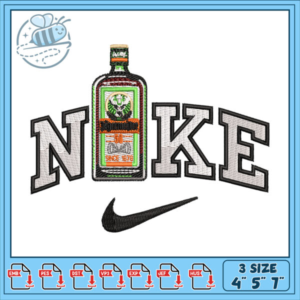 Jagermeister Nike Embroidery Design