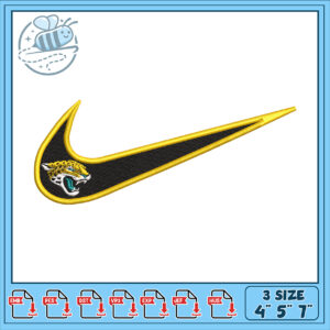 Jags Nike Swoosh Embroidery Design