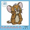 Jolibee peek design embroidery, jolibee chicken​ embroidery