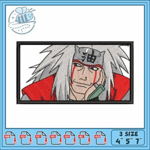 Jiraiya art design embroidery