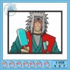 Naruto face design embroidery, naruto funny face​​ embroidery