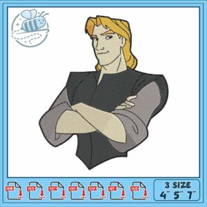 John smith design embroidery, captain john smith​ embroidery