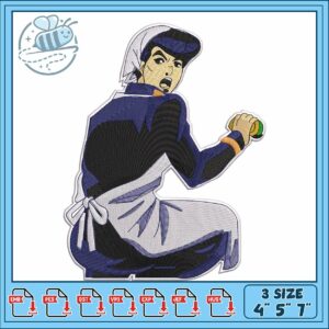 Josuke higashikata art design embroidery