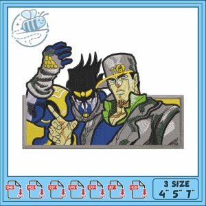 Jotaro x star art design embroidery