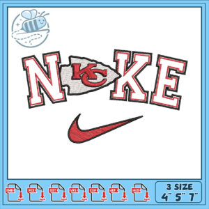 KC Chiefs Nike Embroidery Design