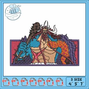 Kaido box art design embroidery