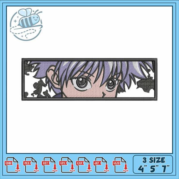 Kawaii Anime Boy Embroidery Design for Crafts