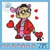 Kenny mccormick face embroidery, mccormick kenny​ embroidery