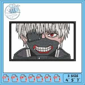 Ken kaneki art embroidery