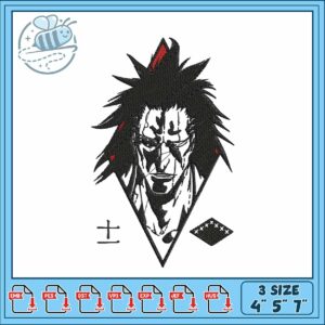 Kenpachi art design embroidery