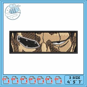 Kenpachi eye design embroidery Kenpachi eye design embroidery