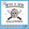 Killer Club Freddy Krueger Embroidery Design 2024